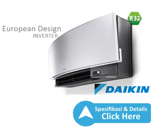 ac split daikin - european design - ac inverter daikin terbaik