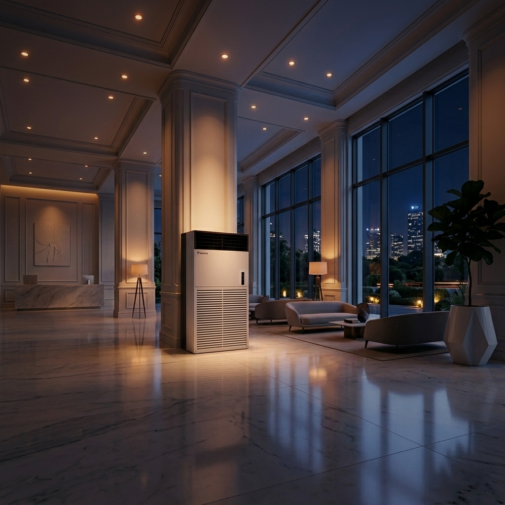 AC DAIKIN NON INVERTER R410A -FLOOR STANDING FVGR - Permata Teknik Daikin Indonesia - Distributor Daikin Wallpaper Daikin hotel