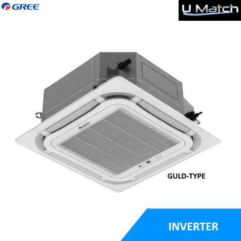 AC GREE Cassette Inverter R32 Roundflow GULD- Dsitributor GREE indonesia Permata Teknik